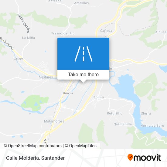 Calle Moldería map