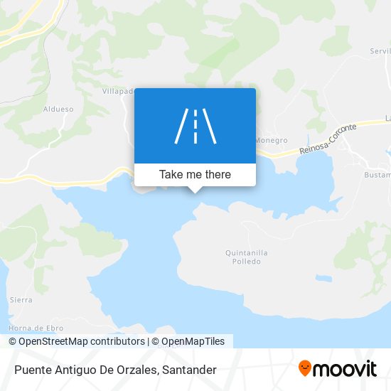 Puente Antiguo De Orzales map