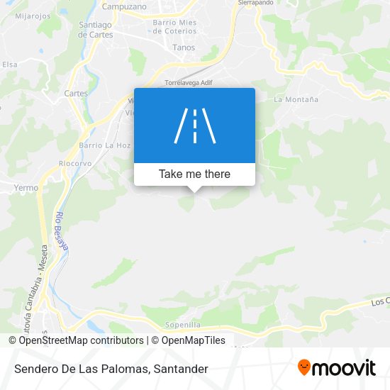 Sendero De Las Palomas map