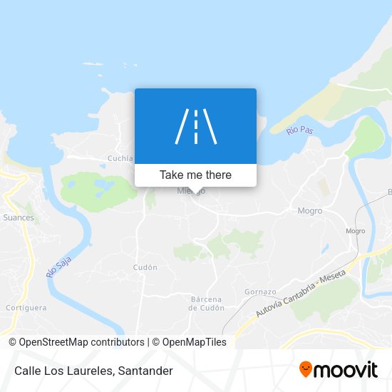 Calle Los Laureles map