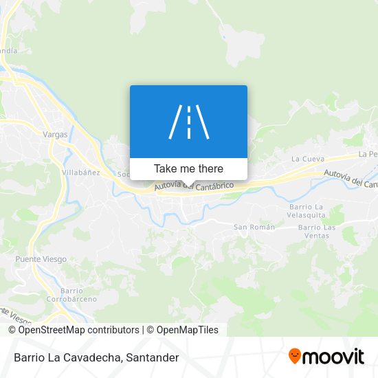 Barrio La Cavadecha map