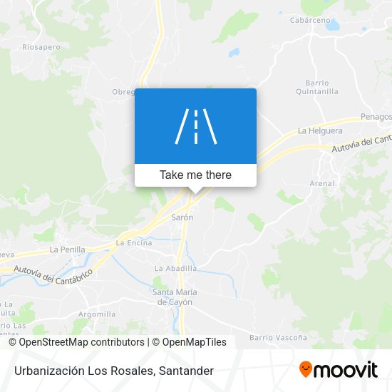 Urbanización Los Rosales map