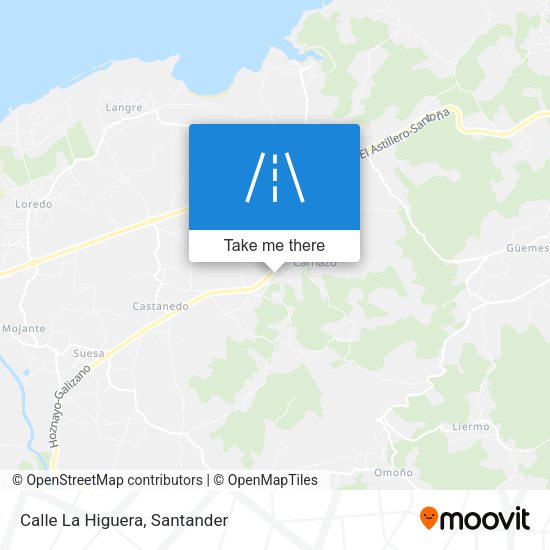 Calle La Higuera map