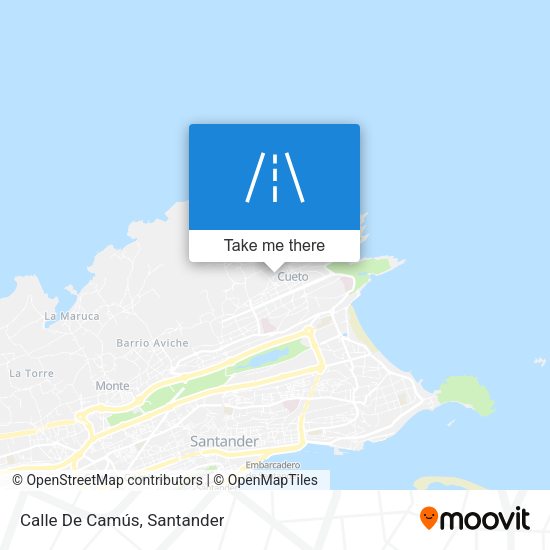Calle De Camús map