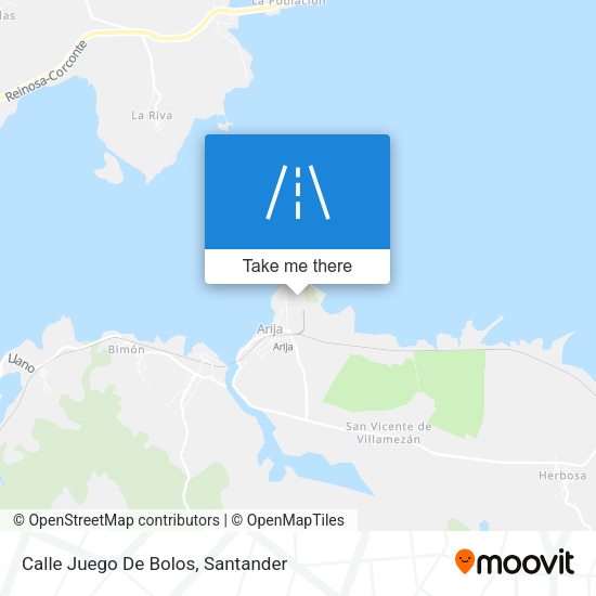 Calle Juego De Bolos map