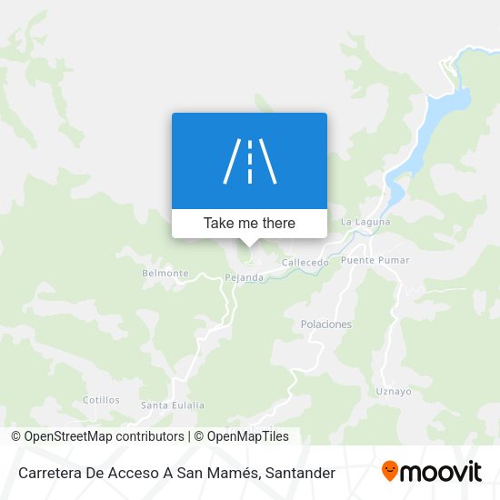 Carretera De Acceso A San Mamés map