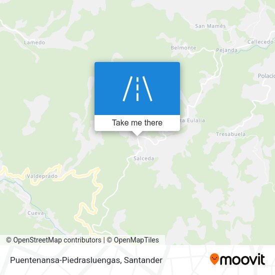 Puentenansa-Piedrasluengas map