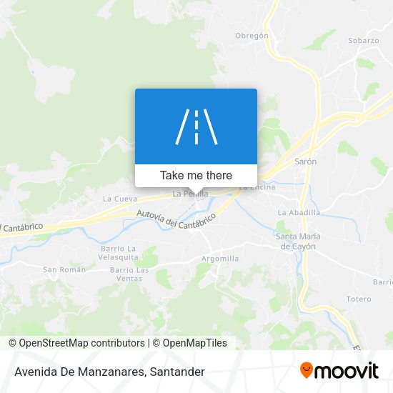 Avenida De Manzanares map