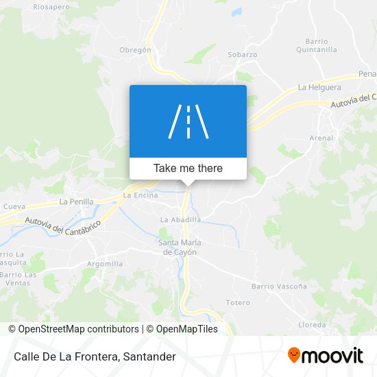 Calle De La Frontera map