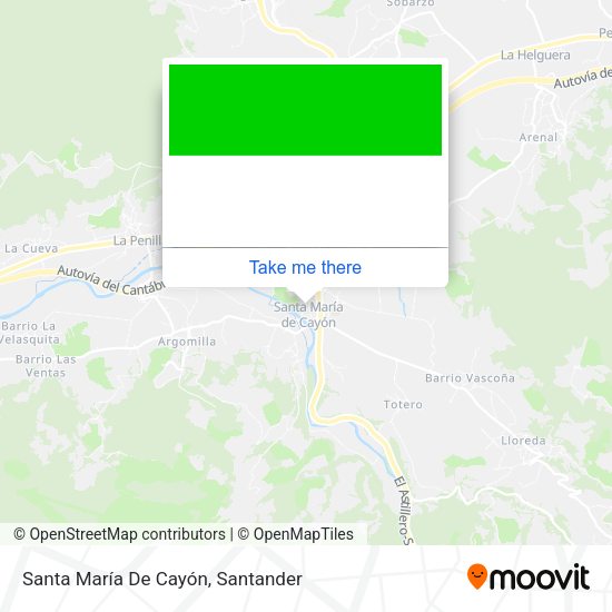 Santa María De Cayón map