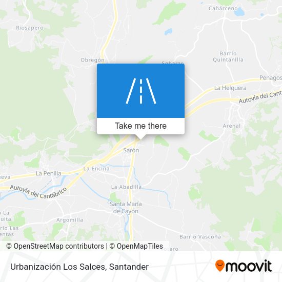 Urbanización Los Salces map