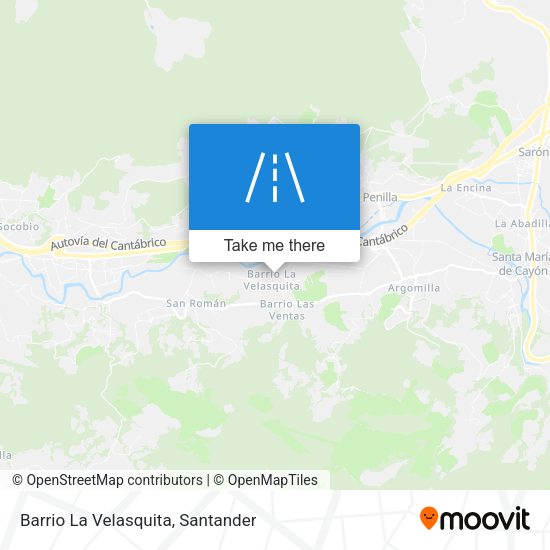 Barrio La Velasquita map