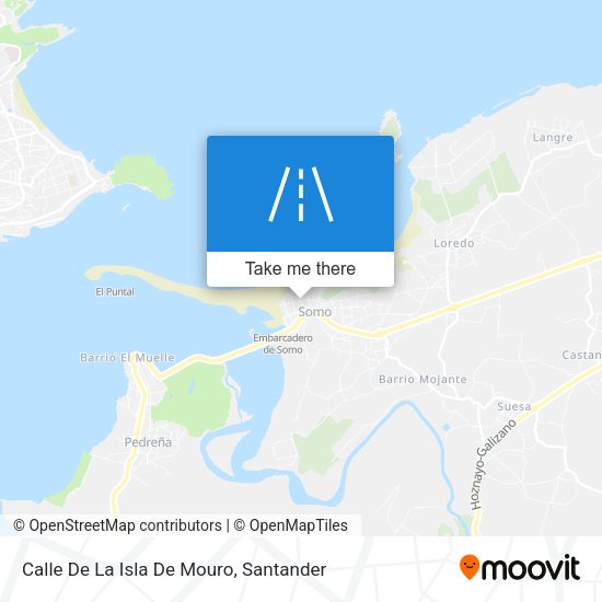 Calle De La Isla De Mouro map