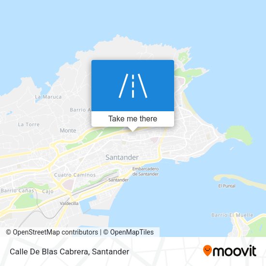 Calle De Blas Cabrera map