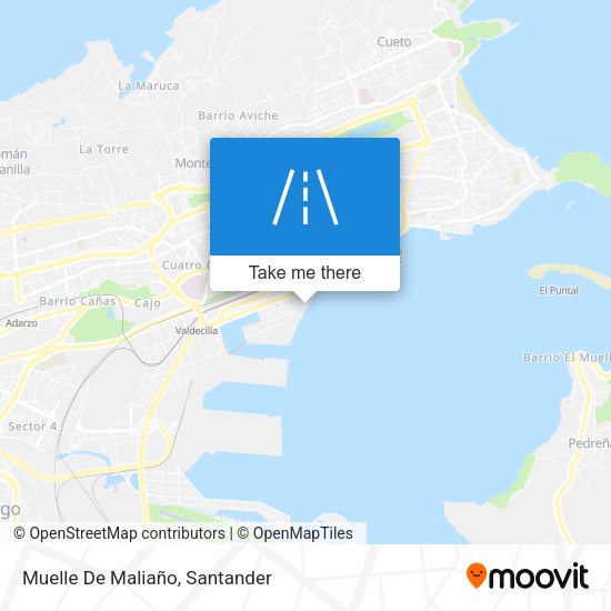 Muelle De Maliaño map