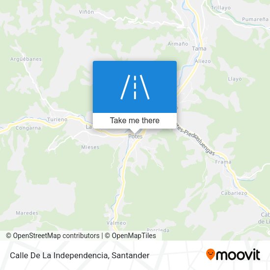Calle De La Independencia map