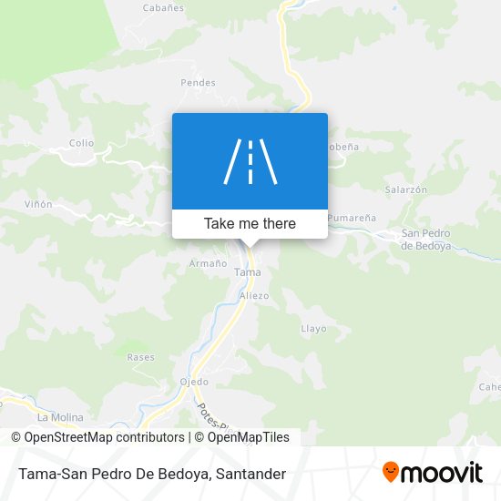Tama-San Pedro De Bedoya map