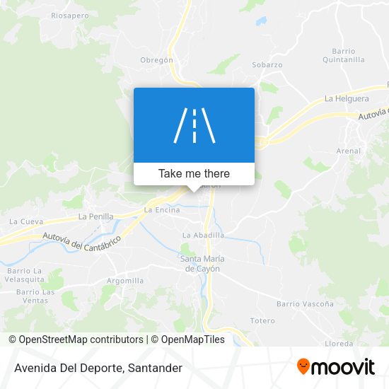 Avenida Del Deporte map