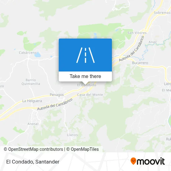 El Condado map