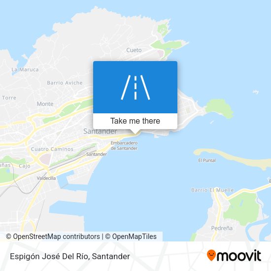 Espigón José Del Río map