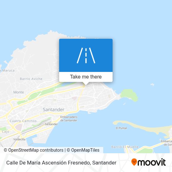 Calle De María Ascensión Fresnedo map