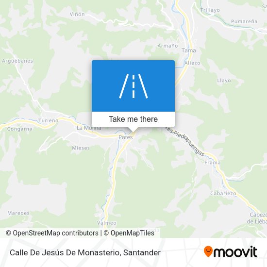 Calle De Jesús De Monasterio map