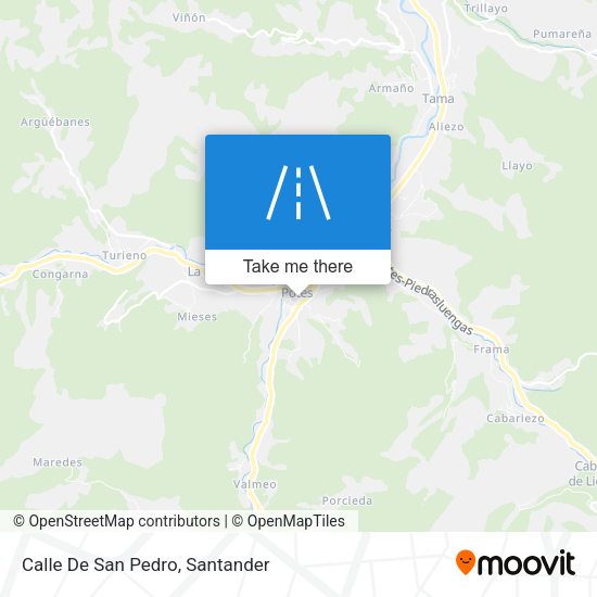 Calle De San Pedro map