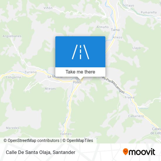 Calle De Santa Olaja map