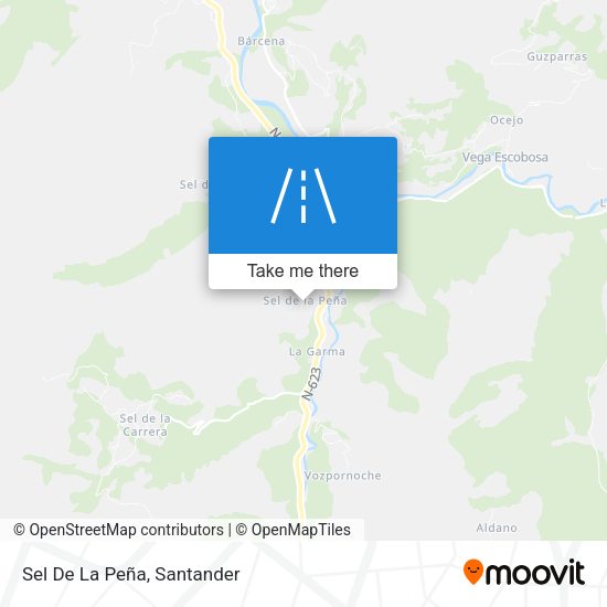 Sel De La Peña map