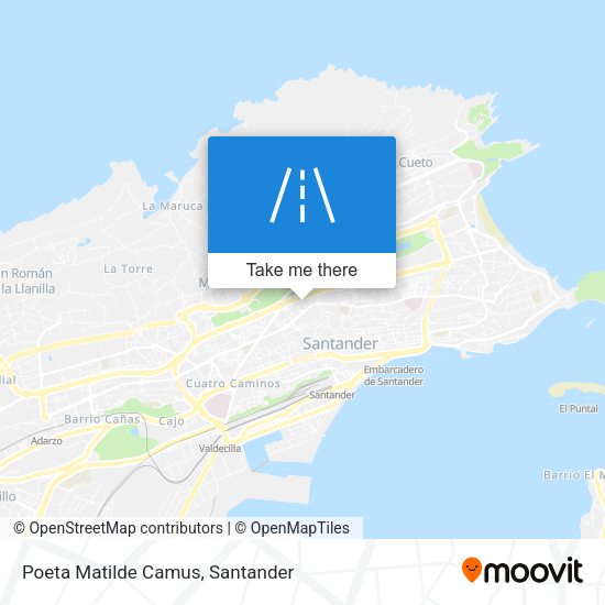 Poeta Matilde Camus map