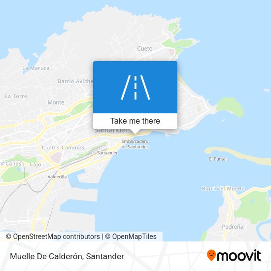 Muelle De Calderón map
