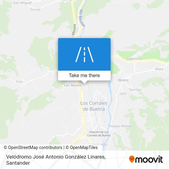 Velódromo José Antonio González Linares map