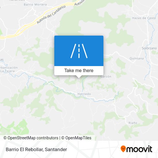 Barrio El Rebollar map