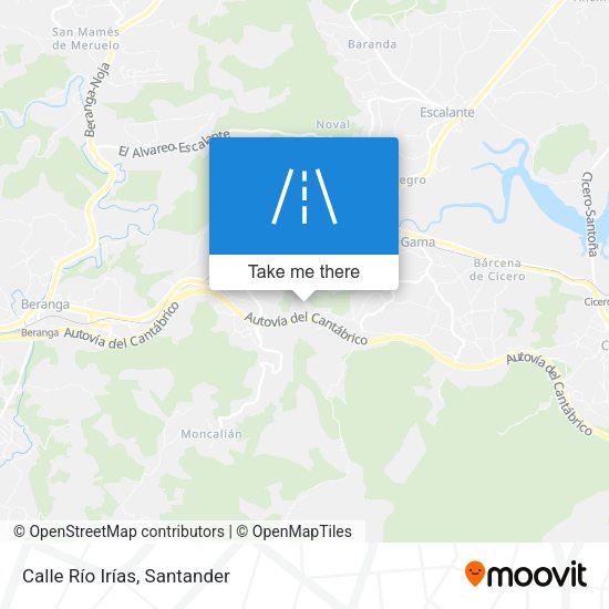 Calle Río Irías map