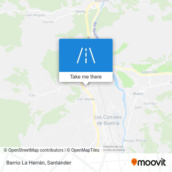 Barrio La Herrán map