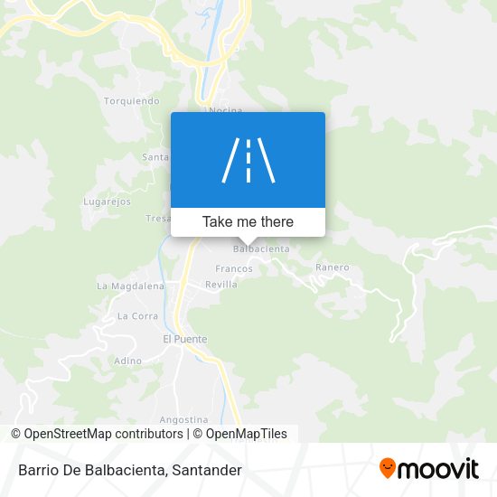 Barrio De Balbacienta map