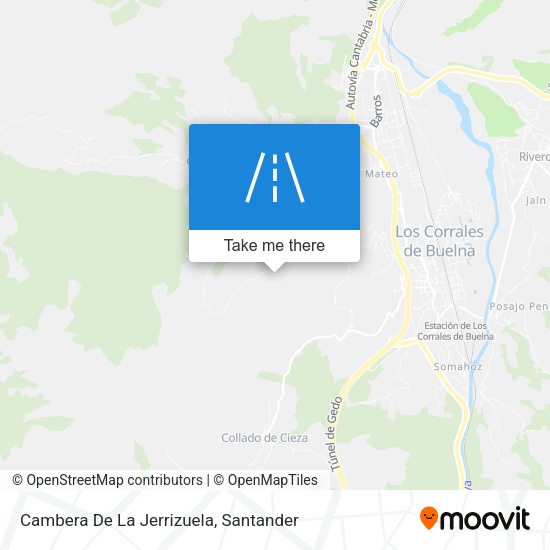 Cambera De La Jerrizuela map