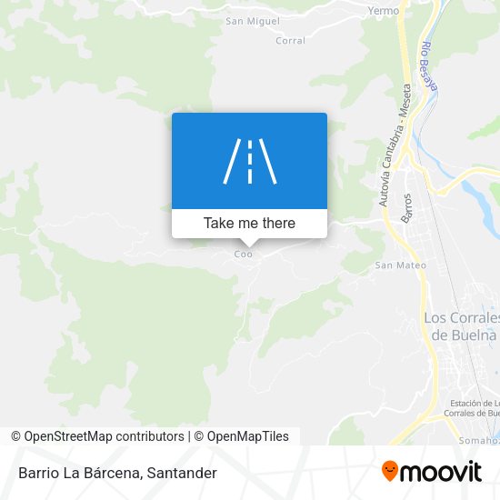 Barrio La Bárcena map