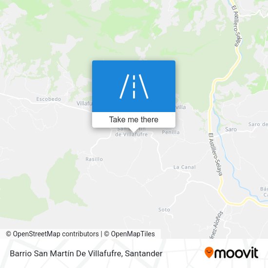Barrio San Martín De Villafufre map