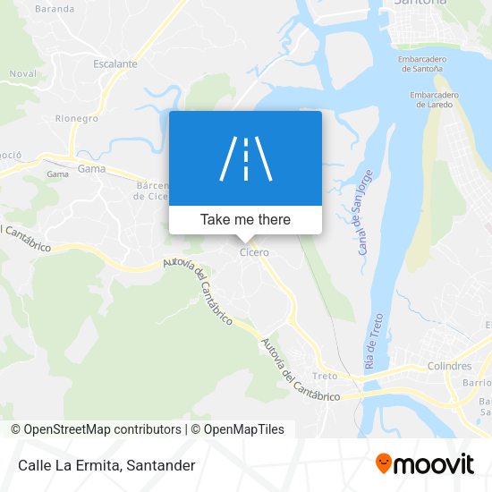 Calle La Ermita map