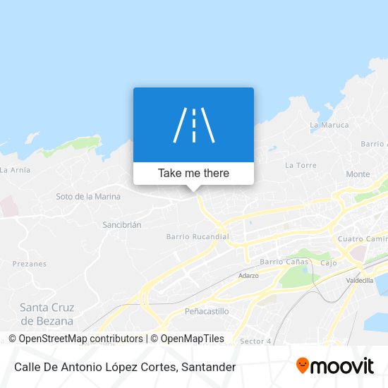 Calle De Antonio López Cortes map