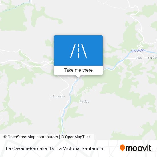 La Cavada-Ramales De La Victoria map