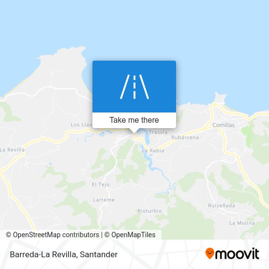 Barreda-La Revilla map