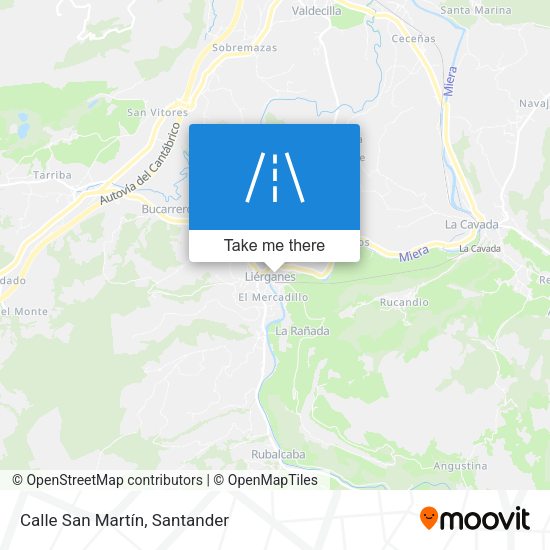 Calle San Martín map