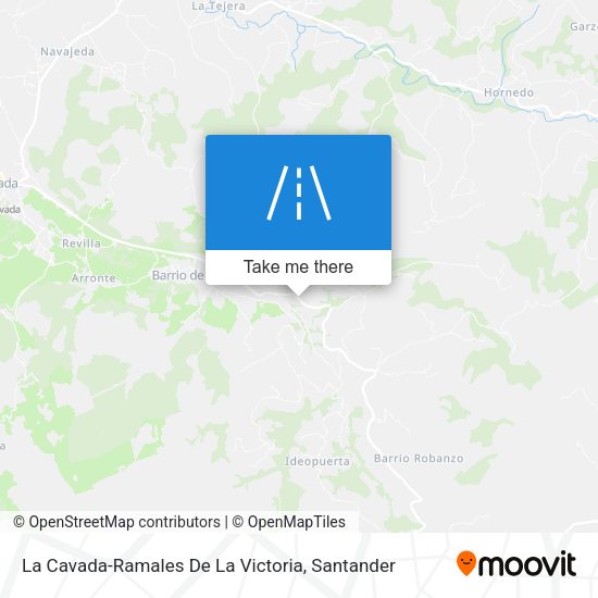 La Cavada-Ramales De La Victoria map