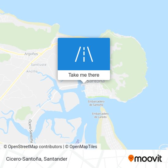 Cicero-Santoña map