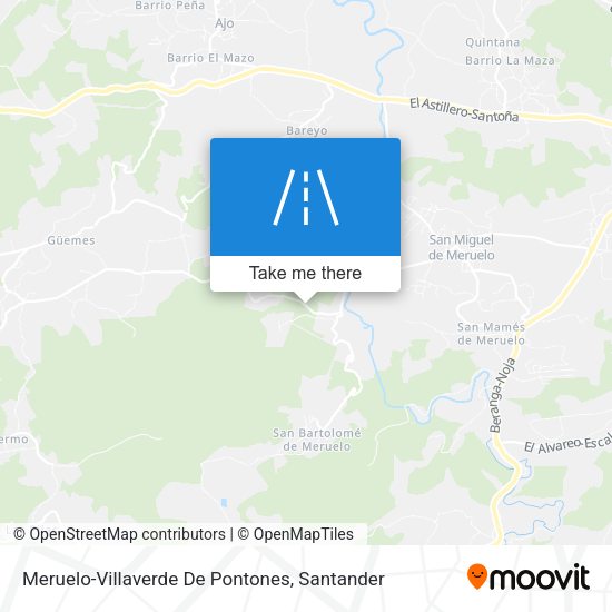 Meruelo-Villaverde De Pontones map