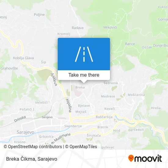 Breka Čikma map