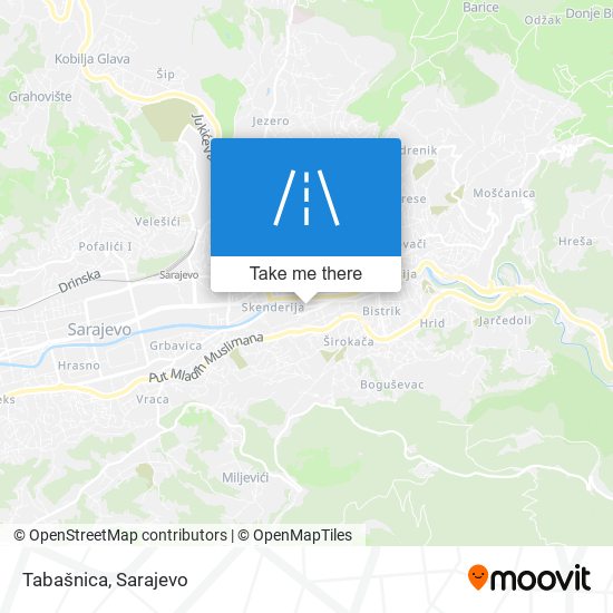 Tabašnica map