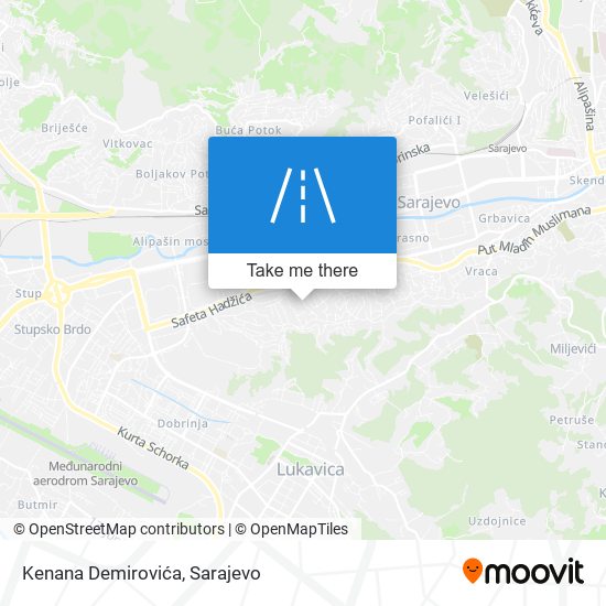 Kenana Demirovića map